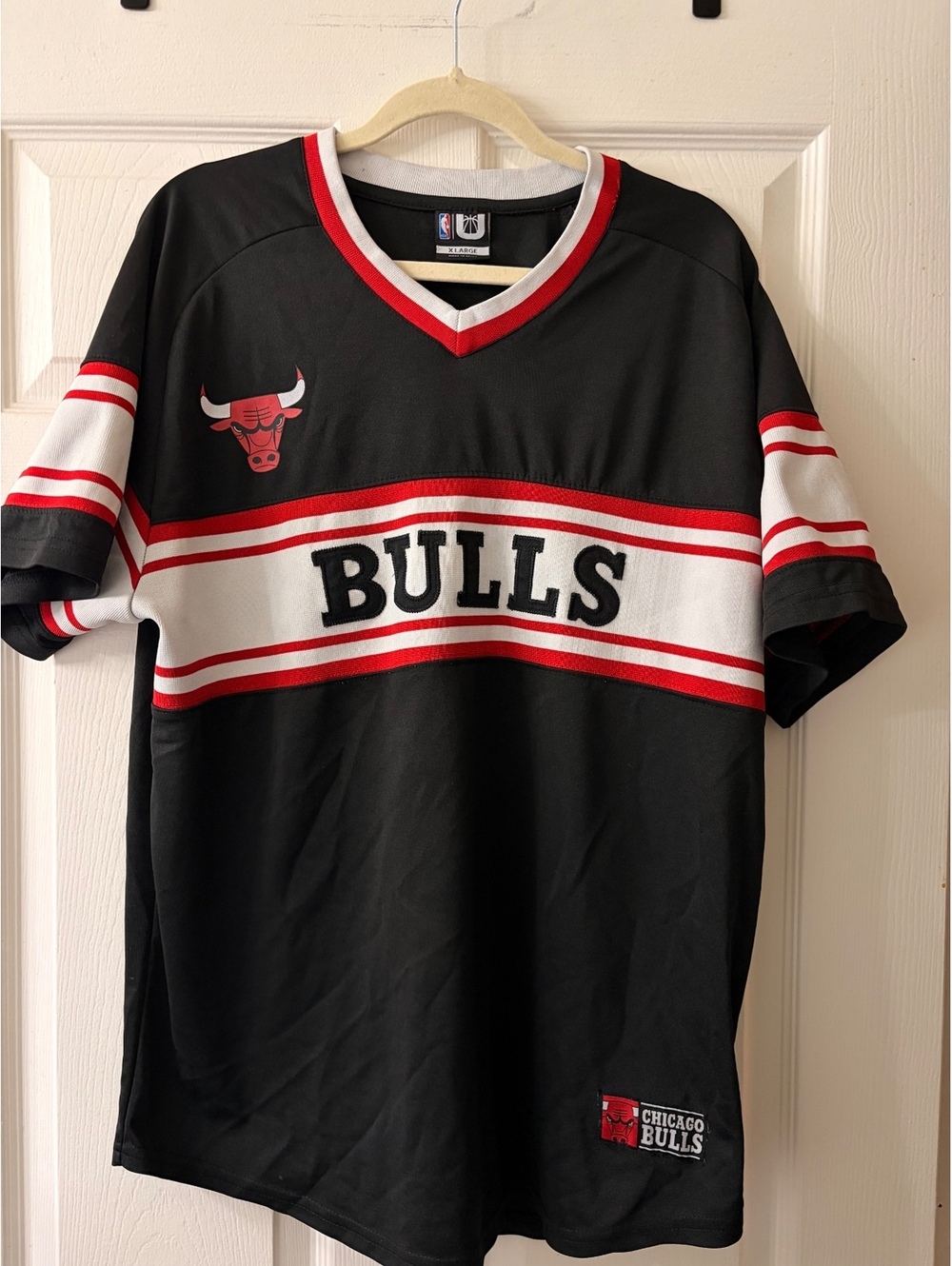 Chicago Bulls Men's NBA Jersey Black Size XL